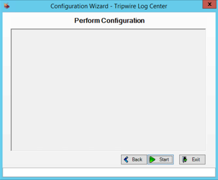Perform Configuraton page