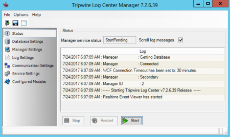 TLC Manager Interface