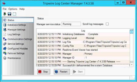 TLC Manager Interface