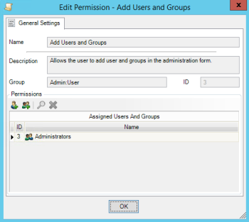 Example of an Edit Permission dialog